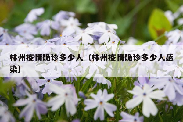 林州疫情确诊多少人（林州疫情确诊多少人感染）