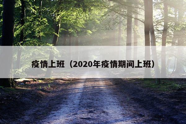 疫情上班（2020年疫情期间上班）