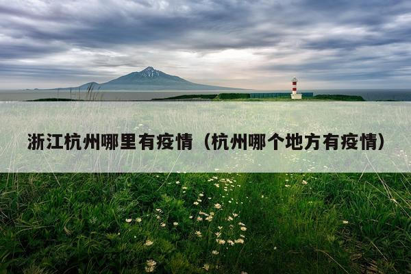 浙江杭州哪里有疫情（杭州哪个地方有疫情）