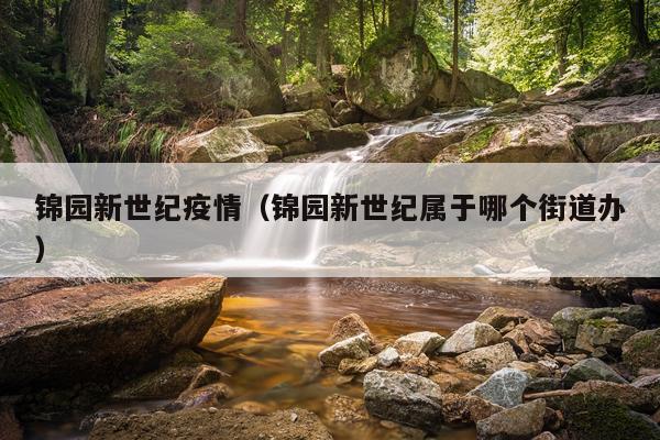 锦园新世纪疫情（锦园新世纪属于哪个街道办）