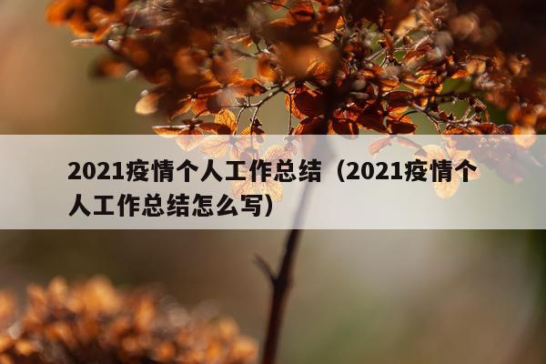 2021疫情个人工作总结（2021疫情个人工作总结怎么写）