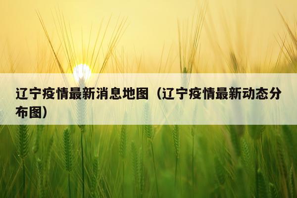 辽宁疫情最新消息地图（辽宁疫情最新动态分布图）