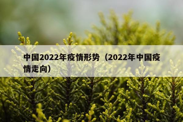 中国2022年疫情形势（2022年中国疫情走向）