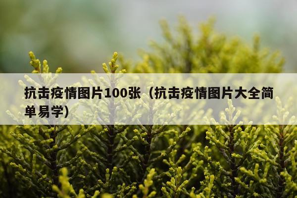 抗击疫情图片100张（抗击疫情图片大全简单易学）