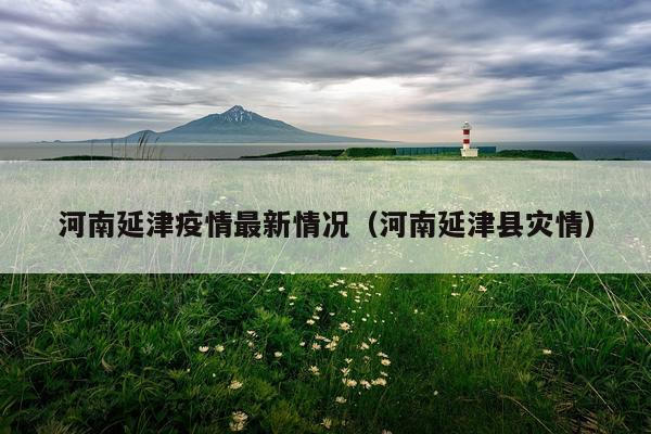河南延津疫情最新情况（河南延津县灾情）