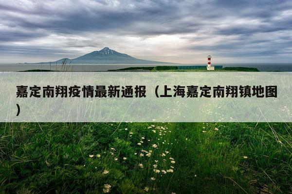 嘉定南翔疫情最新通报（上海嘉定南翔镇地图）