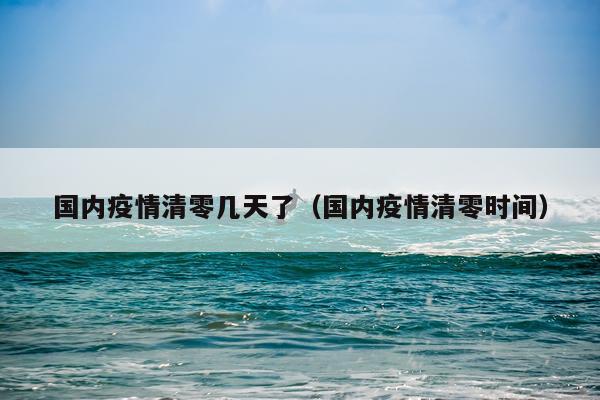 国内疫情清零几天了（国内疫情清零时间）