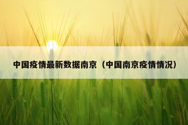 中国疫情最新数据南京（中国南京疫情情况）
