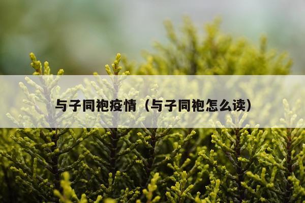 与子同袍疫情(与子同袍怎么读)